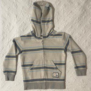 Size 5 Quicksilver Gray Great On The Way Zip Up Hoodie